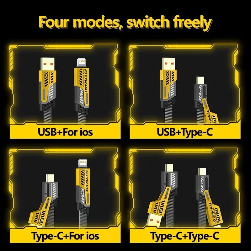 4 in 1 Fast Charging Power Cable