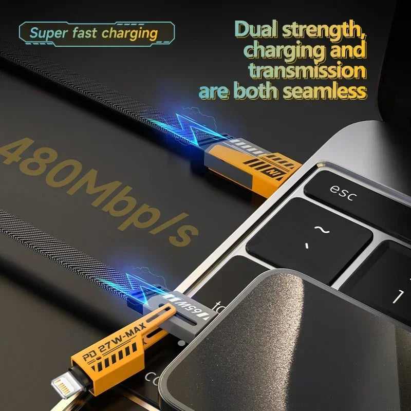 4 in 1 Fast Charging Power Cable