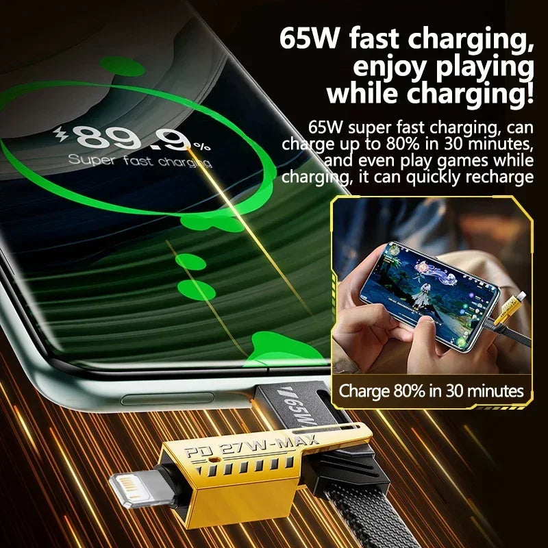 4 in 1 Fast Charging Power Cable