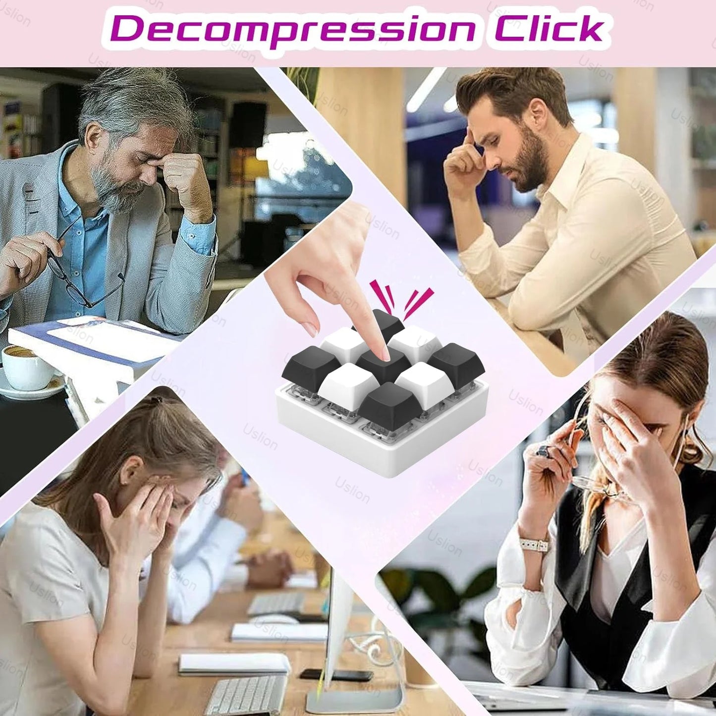 ClickMate Portable Keyboard Fidget Keys