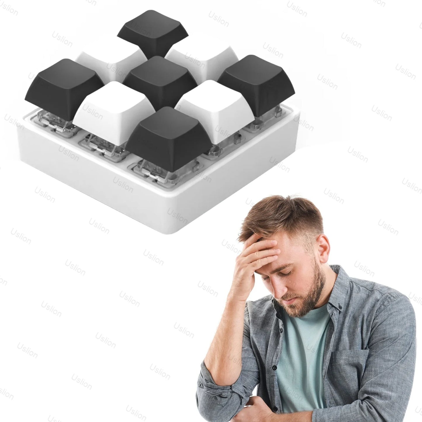 ClickMate Portable Keyboard Fidget Keys