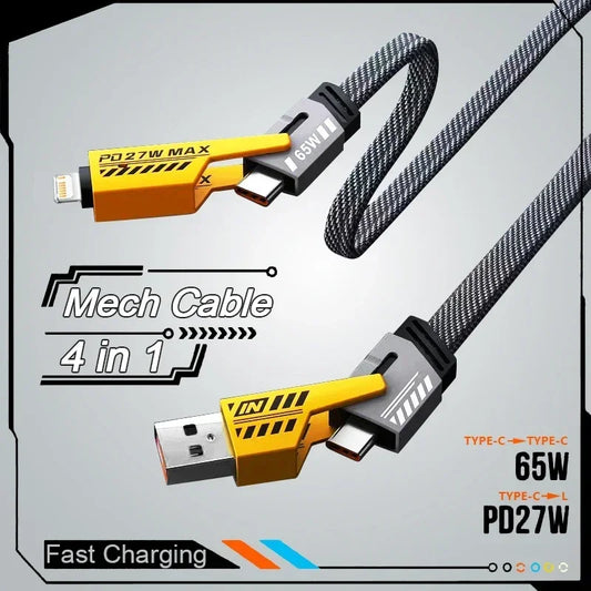 4 in 1 Fast Charging Power Cable